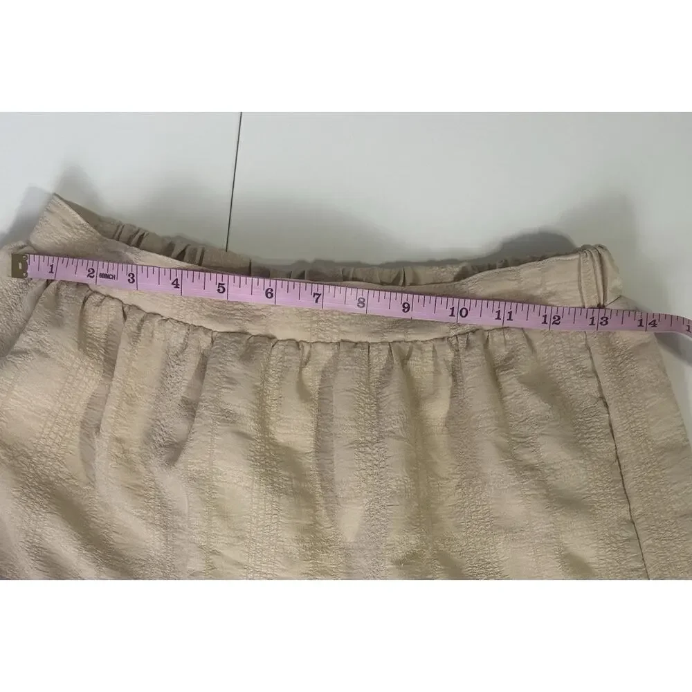 And Now This Size M Tiered‎ Neutral Schoolgirl Acadamia Mini Skirt Feminine Fall